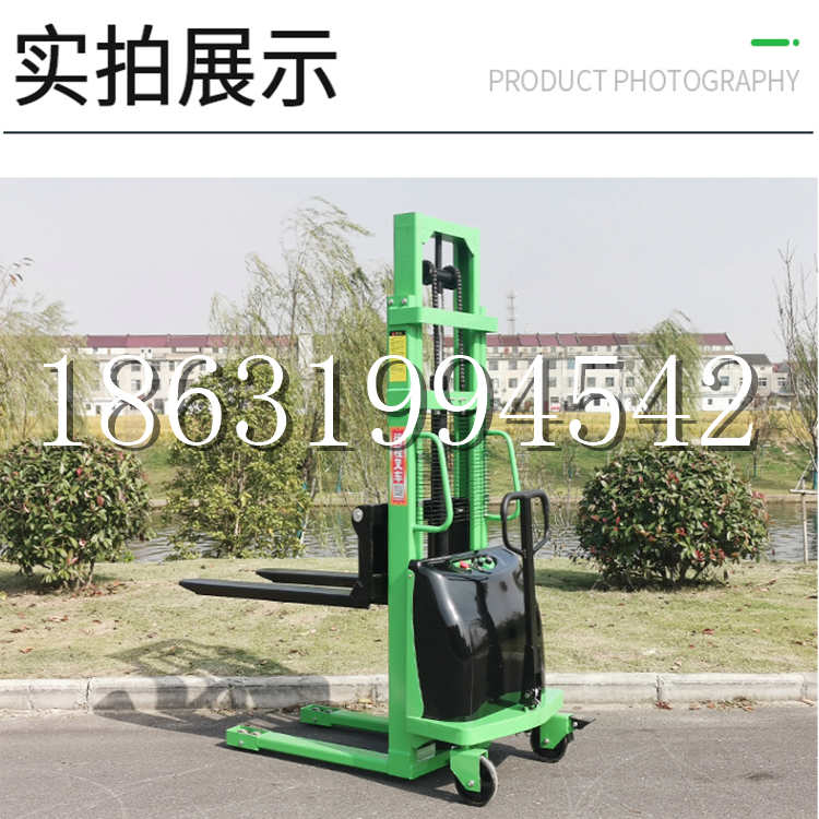常德市电动叉车堆高车液压铲车电瓶1吨2吨站驾步行式小型全自动叉车